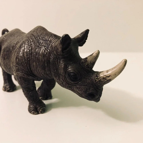 2008 Schleich  Rhino Rhinoceros Figure Animal - Picture 7 of 16